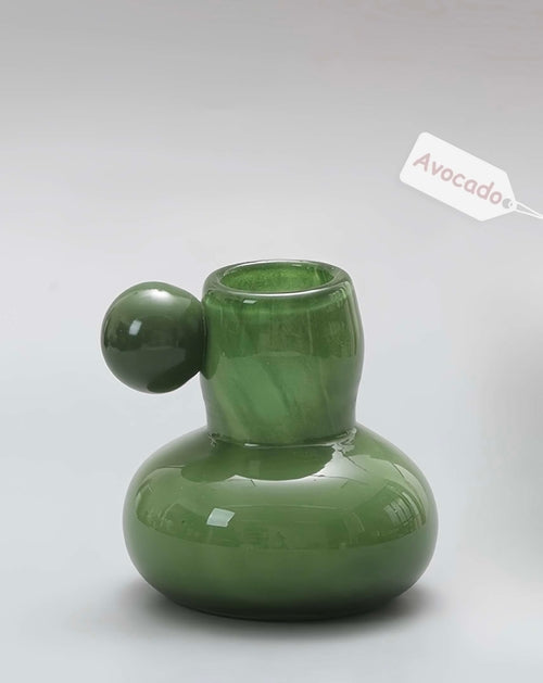 Bonbon Mini Glazed Decorative Jar – Playful Pastel Bud Vase & Modern Home Accent-10
