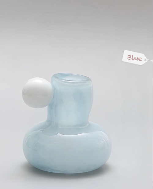 Bonbon Mini Glazed Decorative Jar – Playful Pastel Bud Vase & Modern Home Accent-5