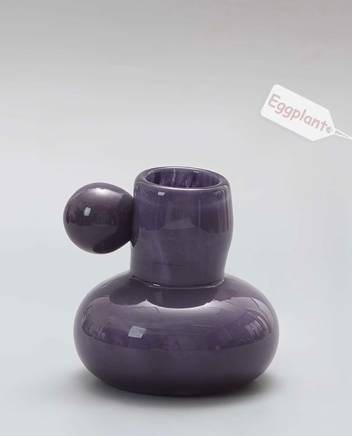 Bonbon Mini Glazed Decorative Jar – Playful Pastel Bud Vase & Modern Home Accent-6
