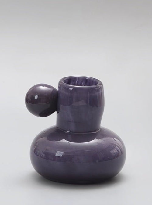 Bonbon Mini Glazed Decorative Jar – Playful Pastel Bud Vase & Modern Home Accent-3