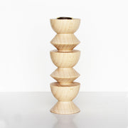 Totem Wooden Candle Holder - Tall Nº 3-0