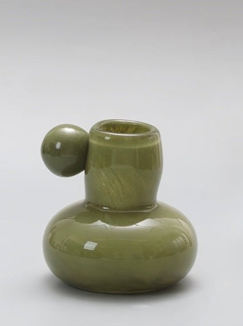 Bonbon Mini Glazed Decorative Jar – Playful Pastel Bud Vase & Modern Home Accent-4