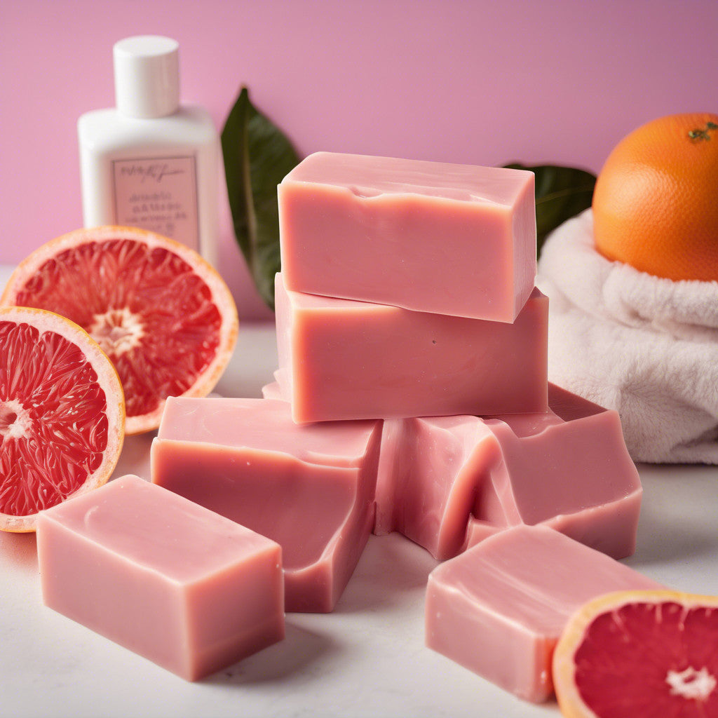 Sapone naturale al pompelmo rosa - 2 pezzi