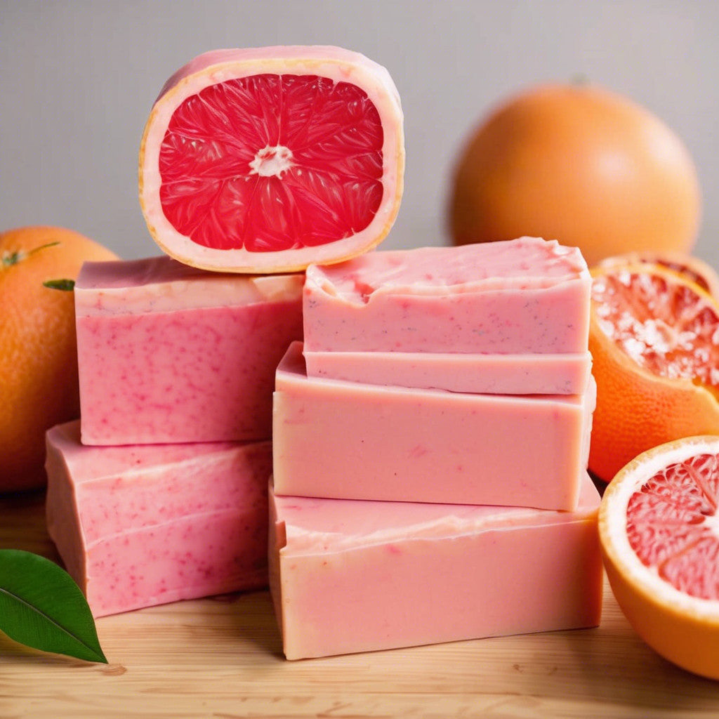 Sapone naturale al pompelmo rosa - 2 pezzi