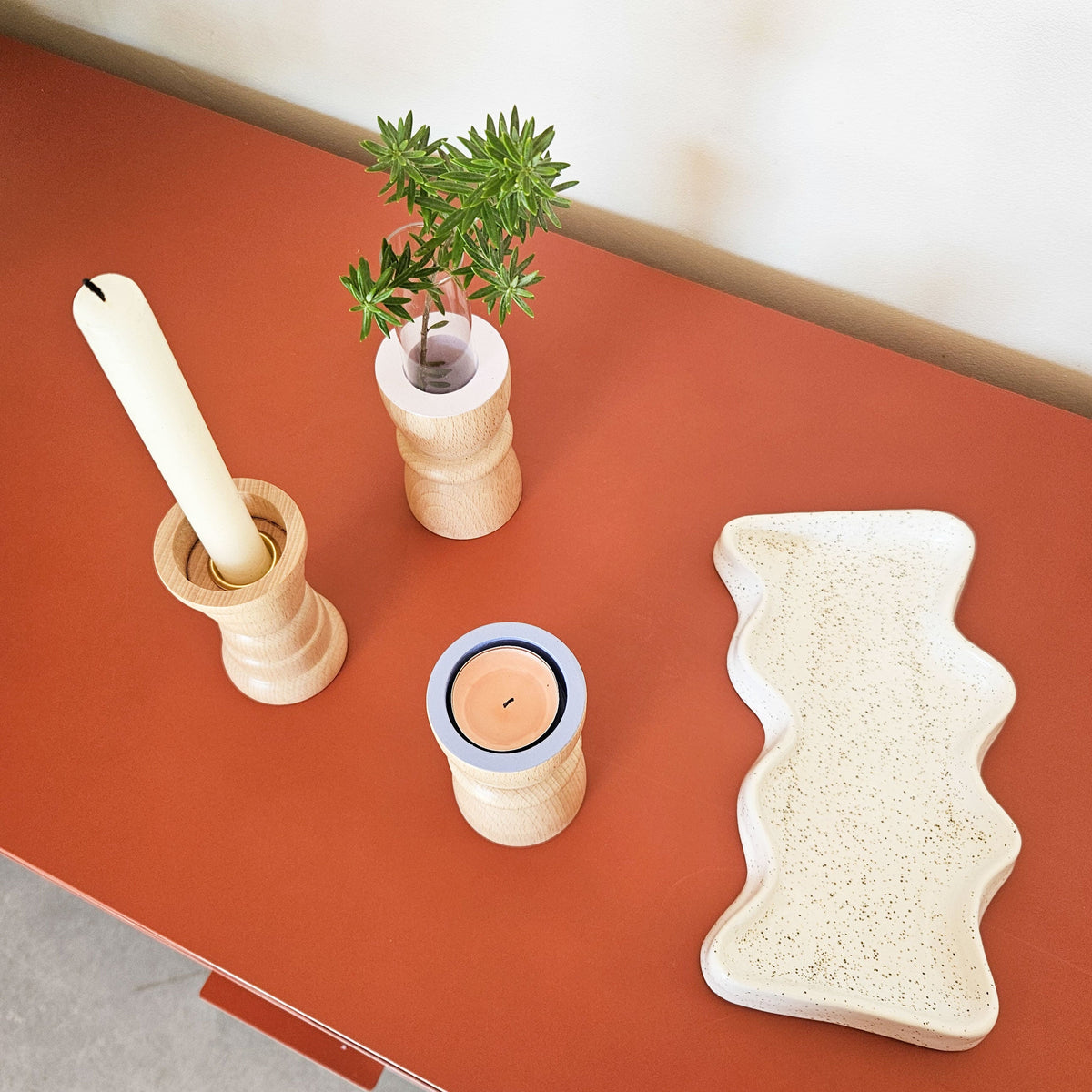 Vira 3 in 1 - Pure Wood II - Candle Holder / Tea Light Holder / Vase-2