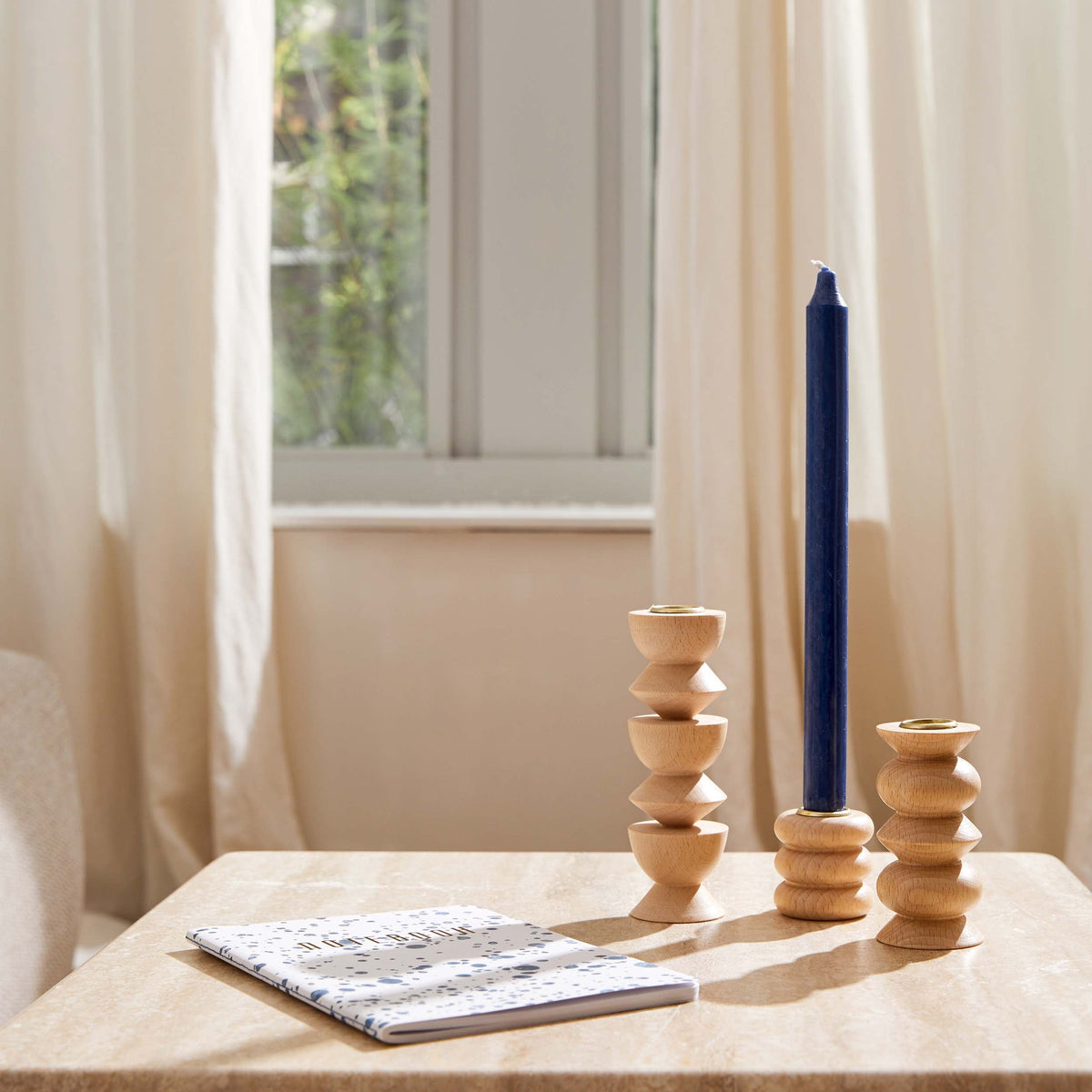Totem Wooden Candle Holder - Tall Nº 3-4